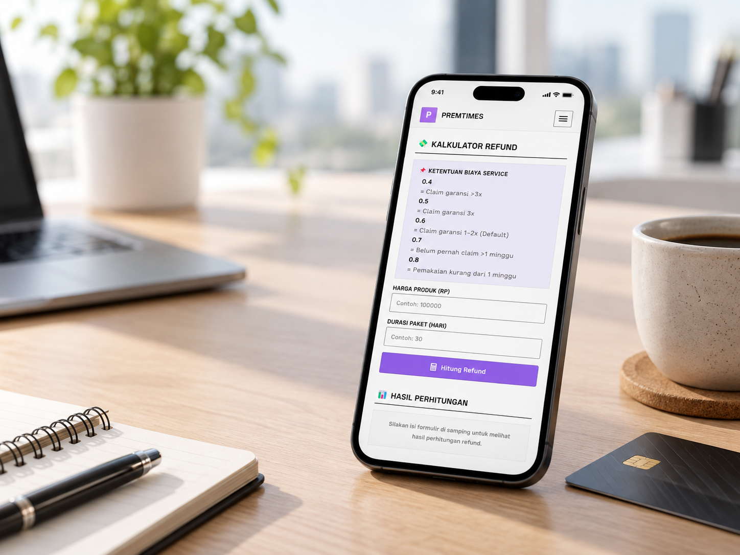 Kalkulator Refund: Cara Menghitung dan Rumus Refund Aplikasi Premium